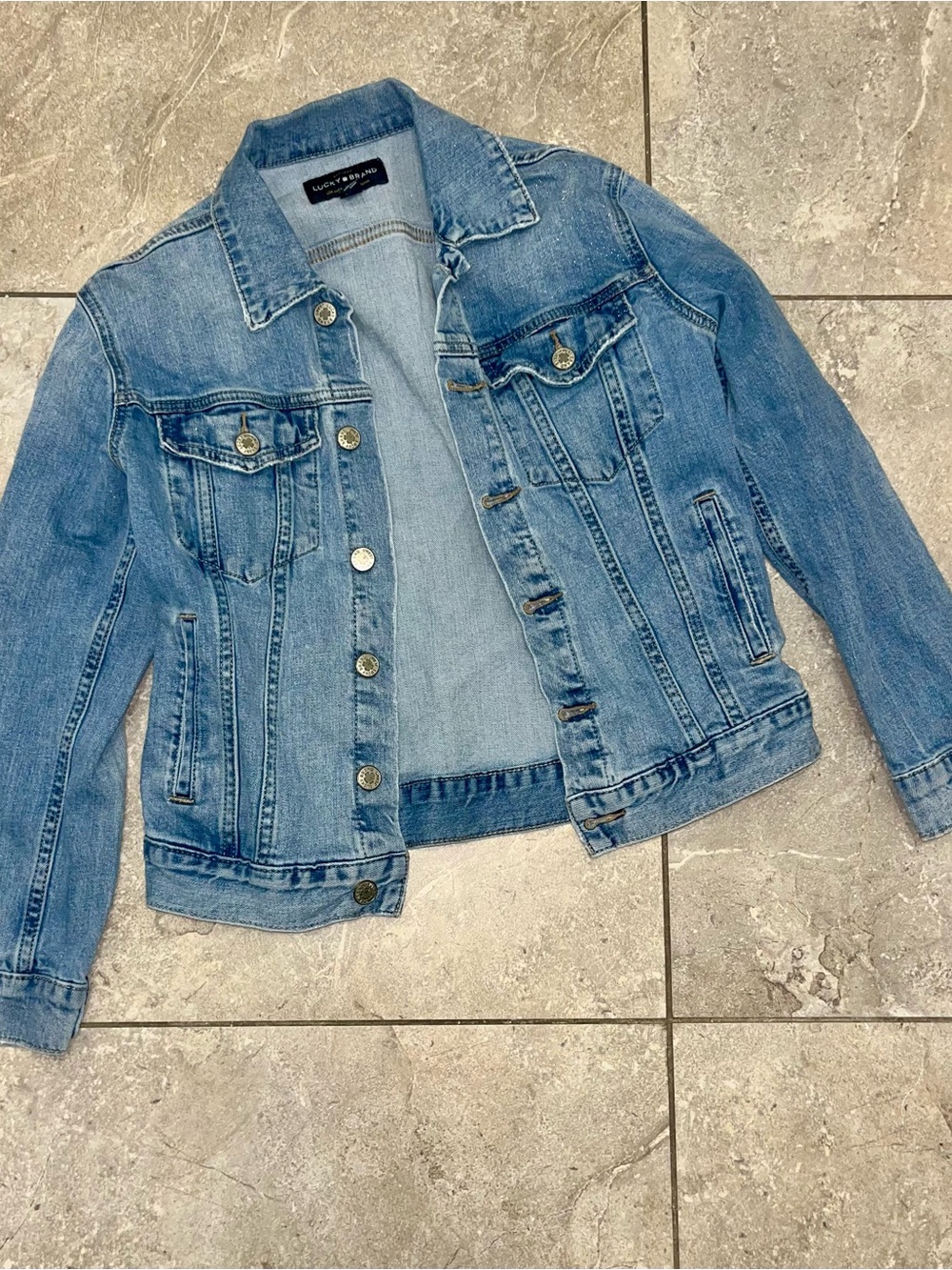 Lucky Brand Light Blue Denim Jacket